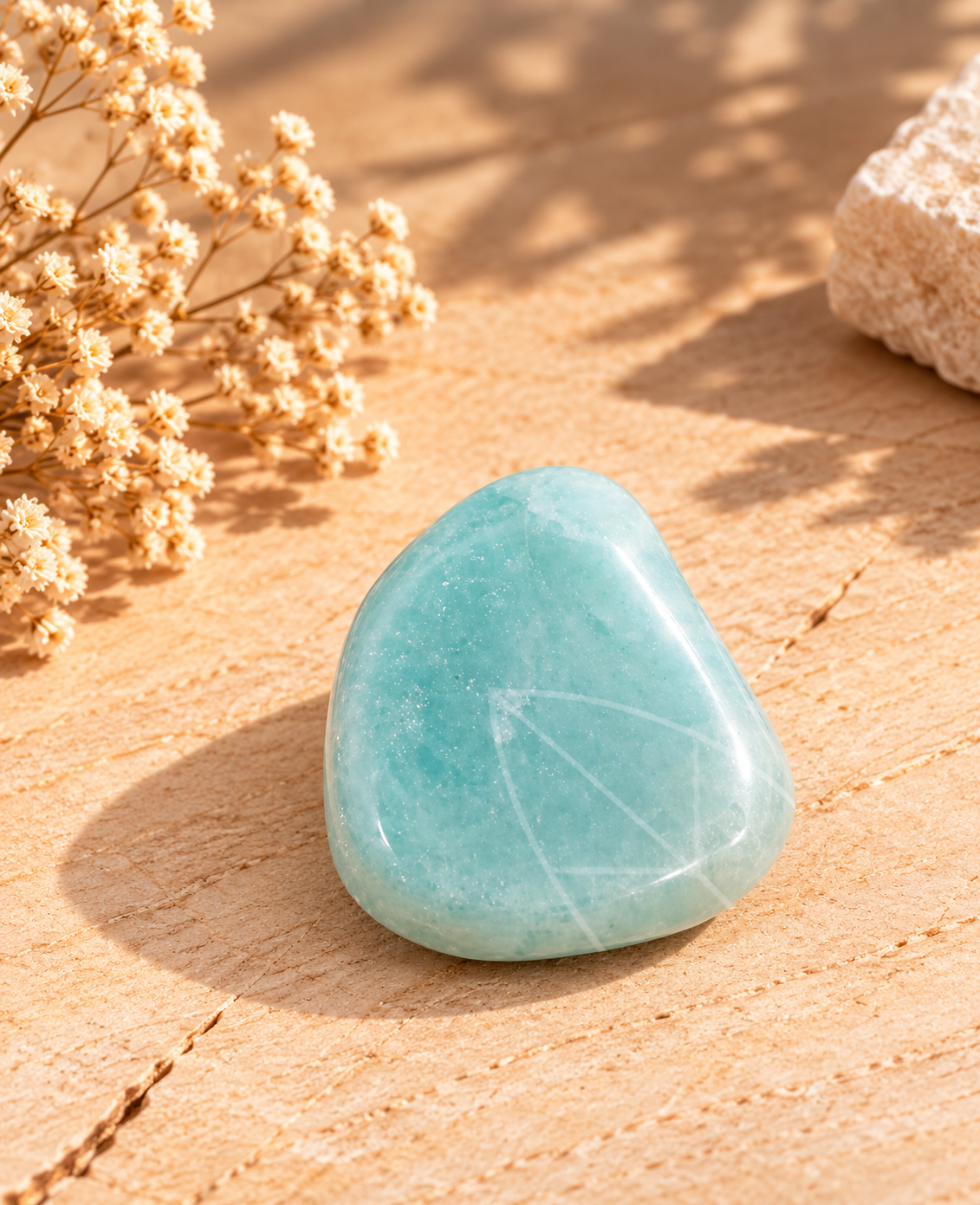 PIERRE AMAZONITE MADAGASCAR A 30 À 50MM