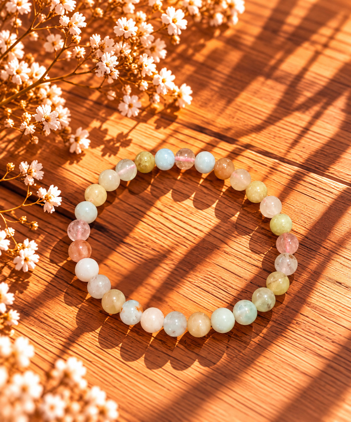 BRACELET BOULE 06MM BÉRYLS AB