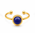 BAGUE ISEL DORÉE LAPIS LAZULI A
