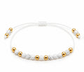 BRACELET MURMURE HOWLITE BLANCHE A (1 PIÈCE)